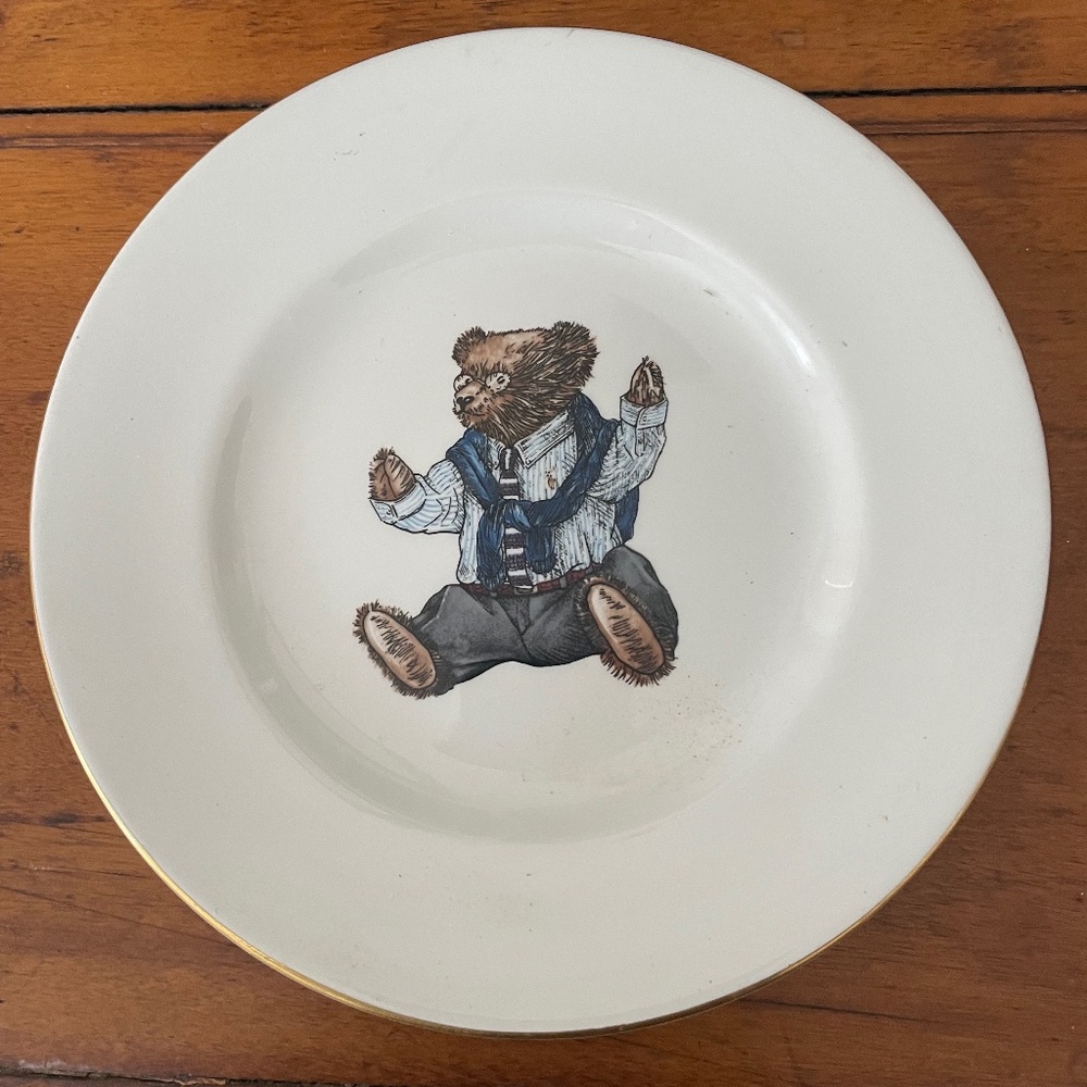 Ralph Lauren Wedgwood Polo Bear Plate